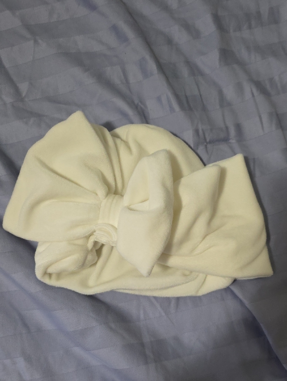 Cream Bow Knot Turban Headband - Women Accessories